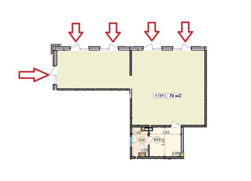 Аренда другого торгового помещения 79 м², Михаила Максимовича ул., 24