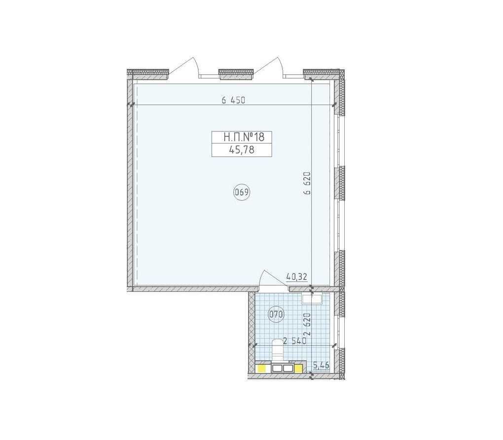 Аренда другого торгового помещения 41 м², Михаила Максимовича ул., 26В