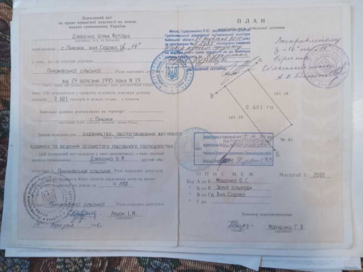 Продаж ділянки під індивідуальне житлове будівництво 60 соток, Садова 1