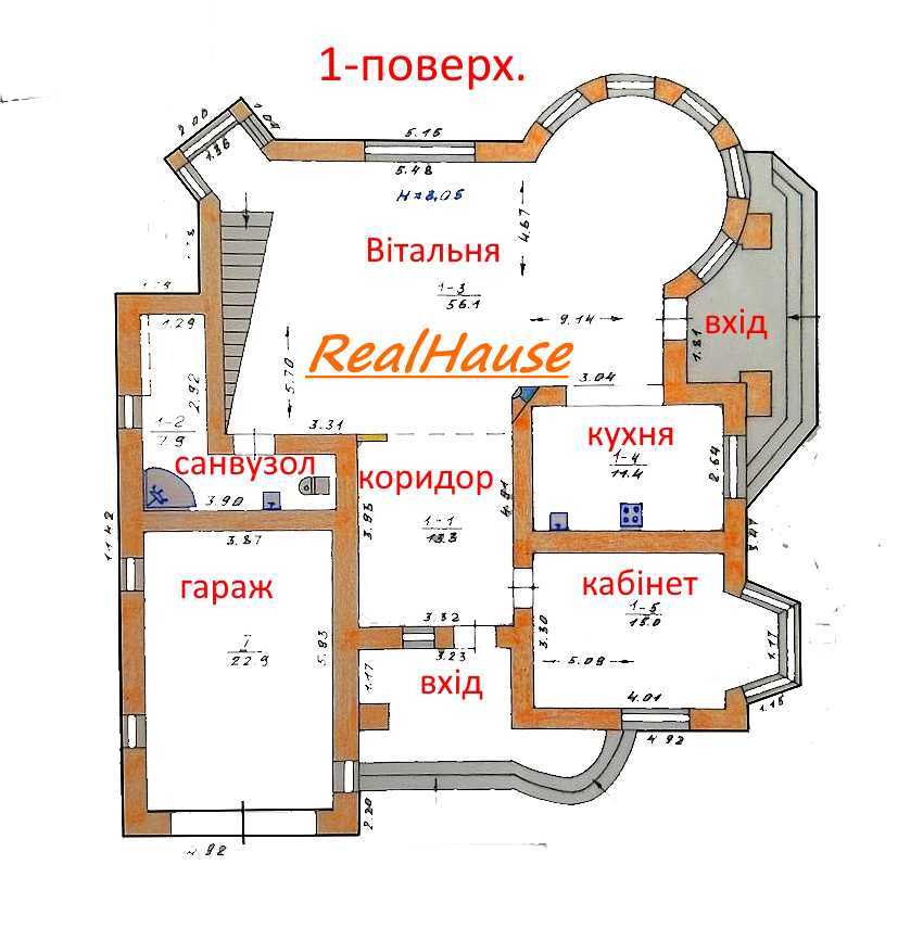 Продаж будинку 254.5 м², Затишна