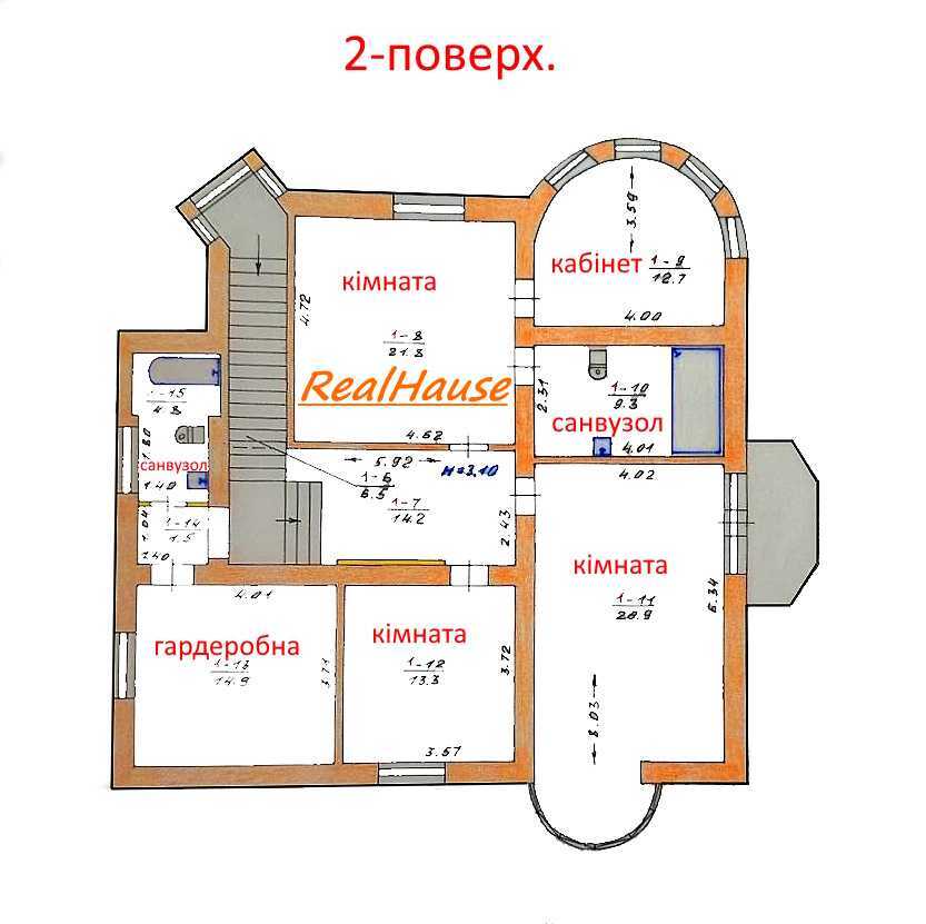 Продаж будинку 254.5 м², Затишна