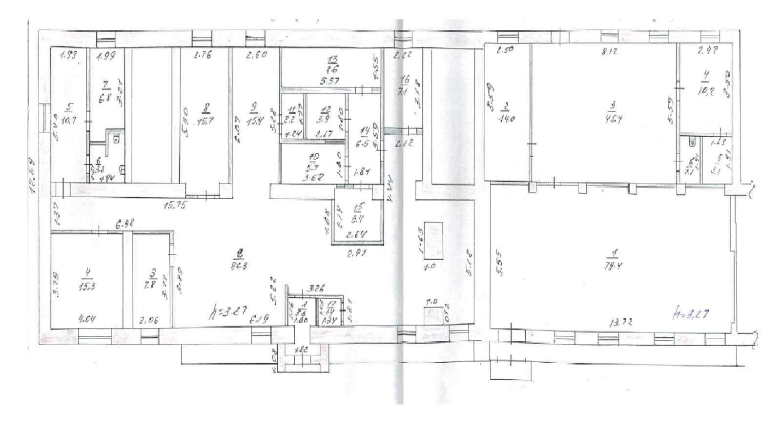 Продажа офиса 239.1 м², Університетська, 44