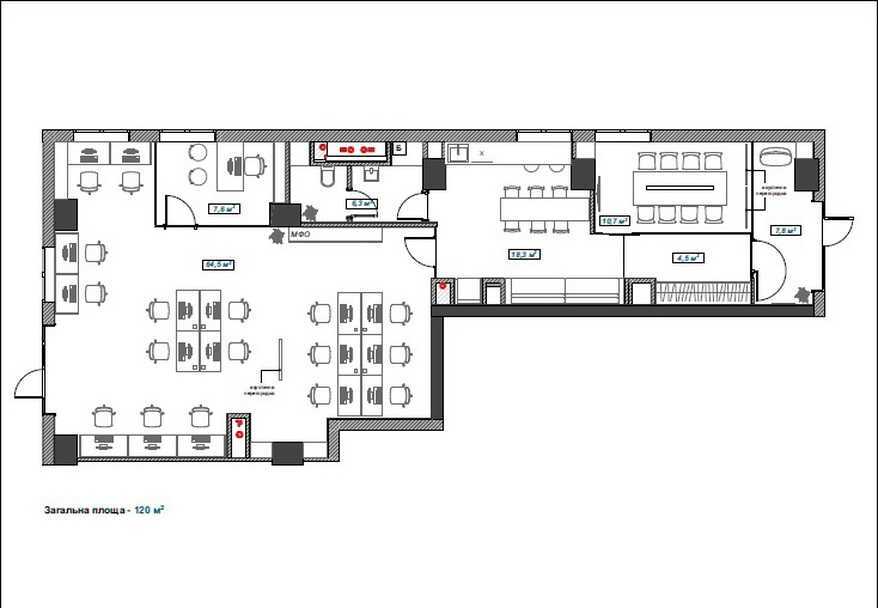 Аренда офиса 120 м², Гарматная ул., 37А