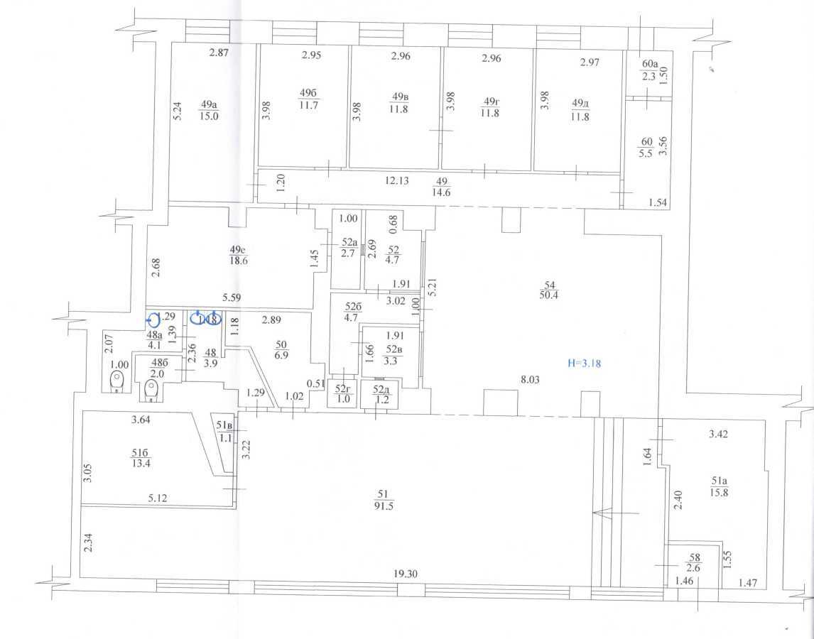 Продажа офиса 312.4 м², Гімназійна набережна, 22