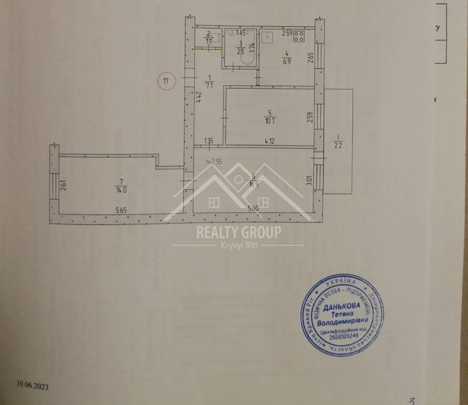 Продаж 3-кімнатної квартири 61.5 м², Віталія Матусевича вул., 28
