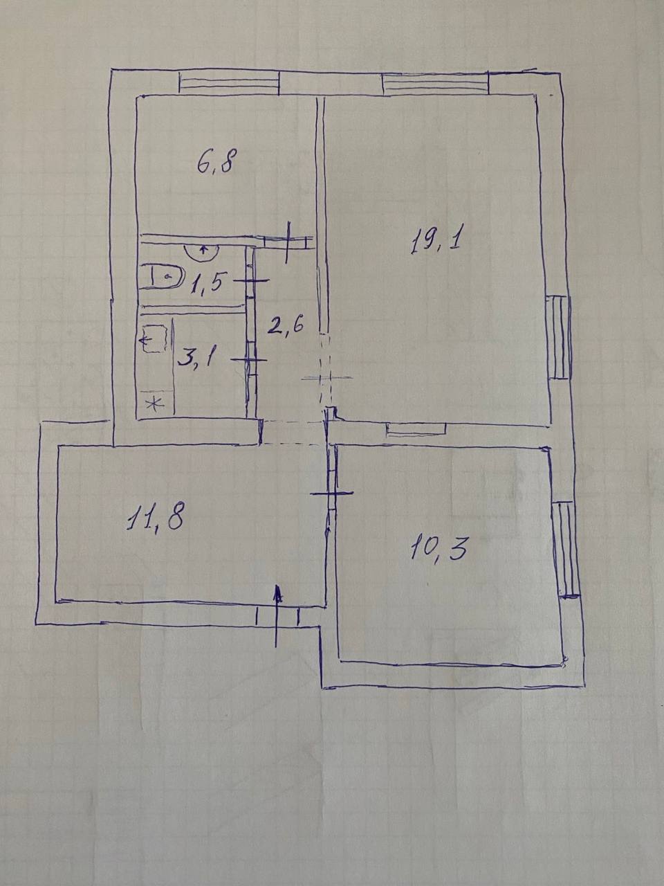 Оренда офісу 55 м², Миколи Раєвського вул., 47