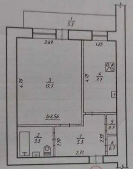 Продаж 1-кімнатної квартири 40.9 м², Доктора Зиновія Красовицького пров.