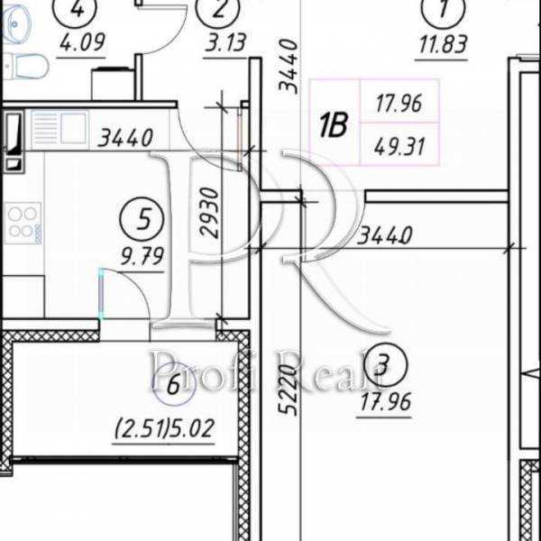 Продаж 1-кімнатної квартири 54 м², Ревуцького вул., 54