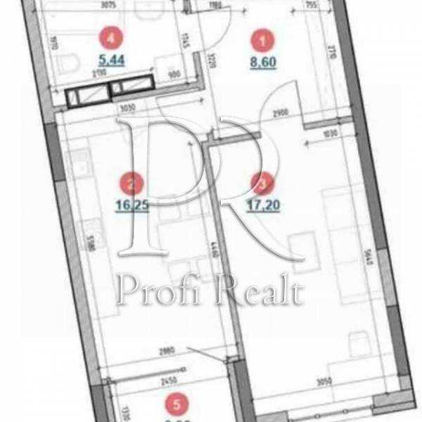 Продажа 1-комнатной квартиры 50 м², Днепровское шоссе, 17В