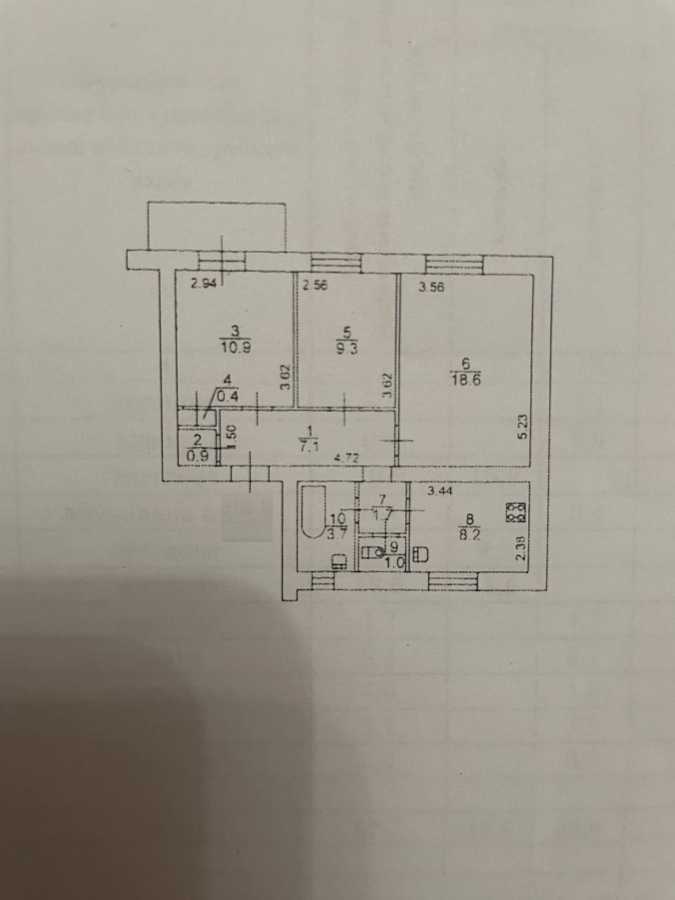 Продаж 3-кімнатної квартири 62.7 м², Лютеранська вул., 17