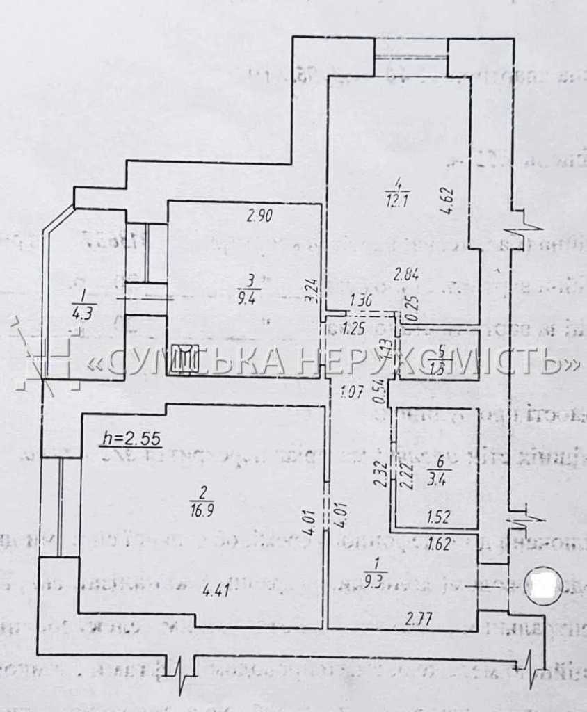Продаж 2-кімнатної квартири 57 м², Данила Галицького вул., 46/1