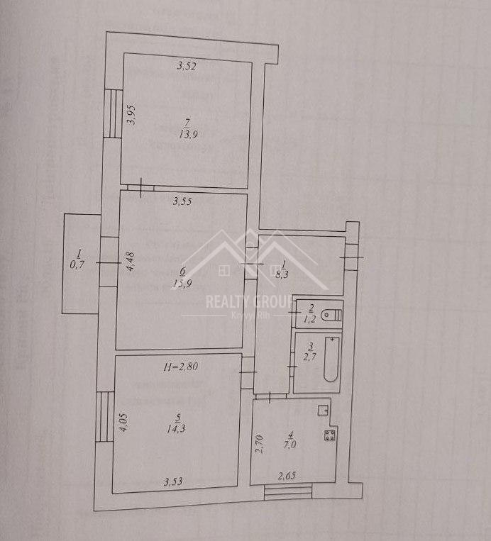 Продажа 3-комнатной квартиры 64 м², Невская ул., 1А