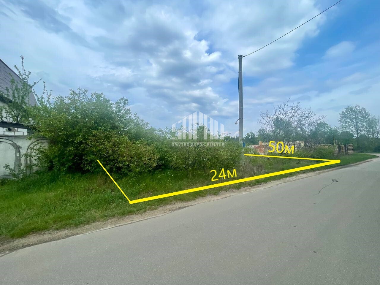 Продаж ділянки під індивідуальне житлове будівництво 12 соток, ул.Ивана Франка