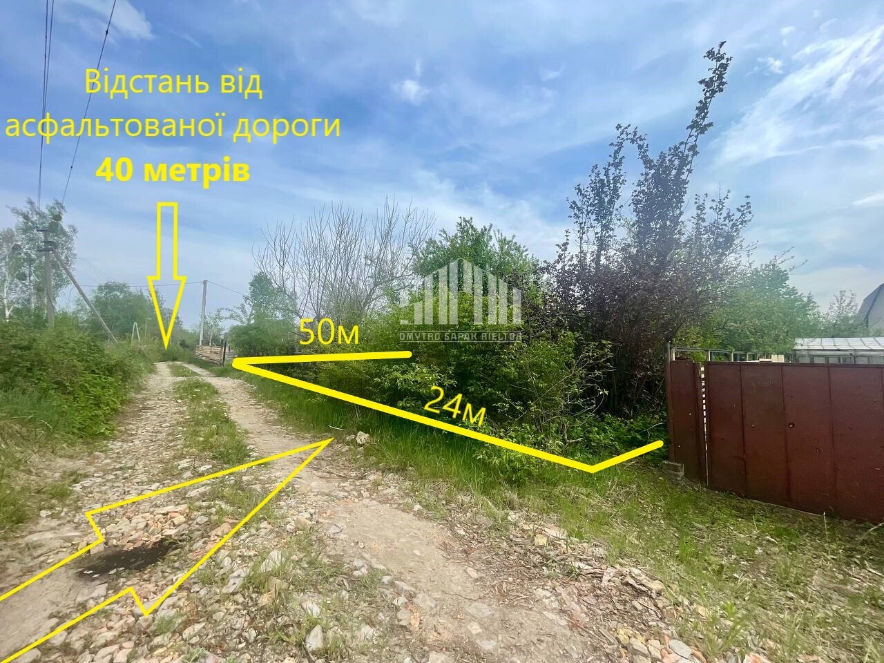Продаж ділянки під індивідуальне житлове будівництво 12 соток, ул.Ивана Франка