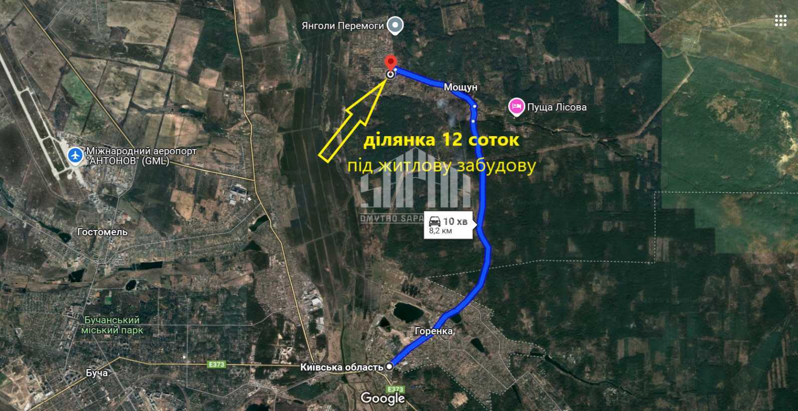 Продаж ділянки під індивідуальне житлове будівництво 12 соток, Івана Франка