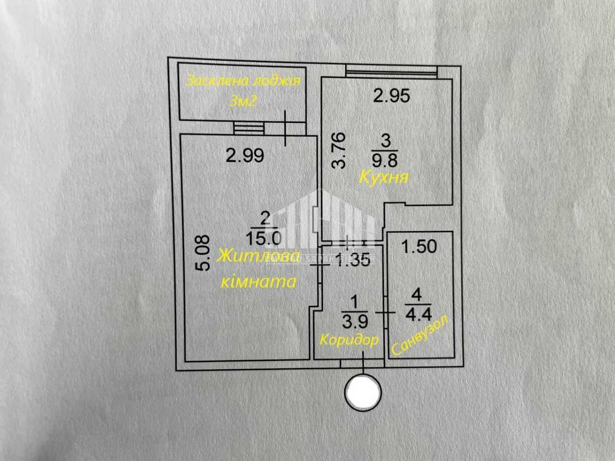 Продаж 1-кімнатної квартири 36.1 м², Одесская вул., 27А