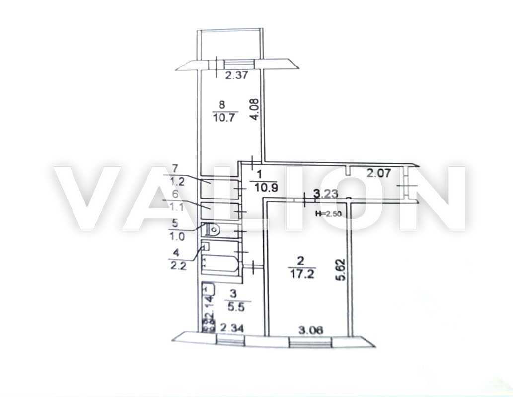 Продаж 2-кімнатної квартири 53 м², Жмеринська вул., 16