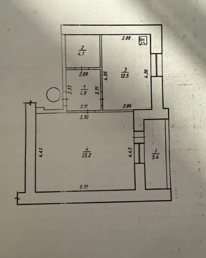 Продажа 1-комнатной квартиры 52 м², Прокофьева ул.