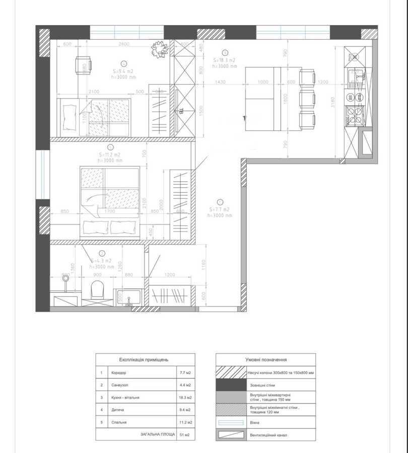 Продажа 2-комнатной квартиры 55.2 м², Чехова ул., 15
