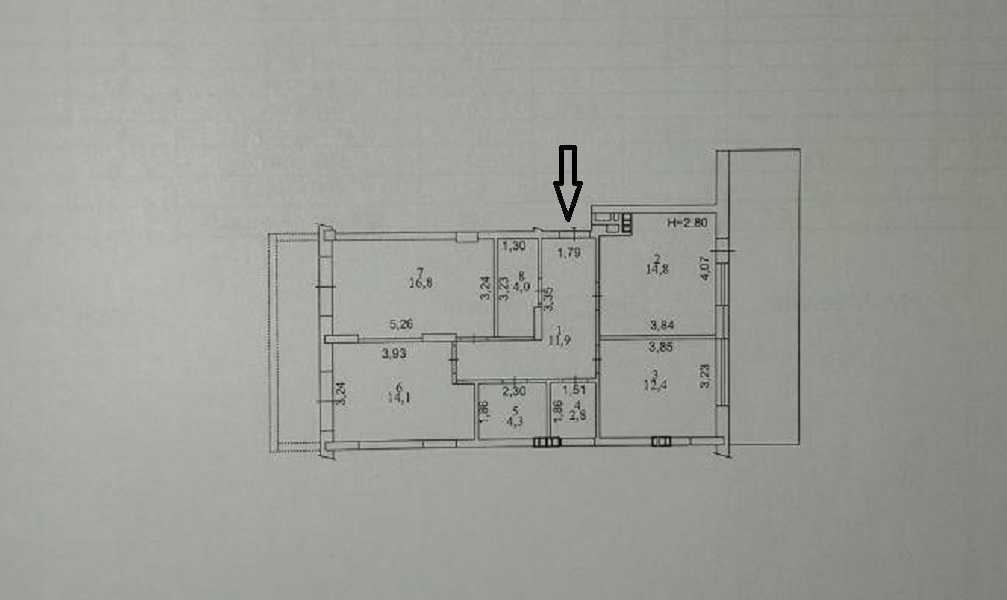 Продаж 3-кімнатної квартири 88 м², Набережно-Рибальська вул., 9