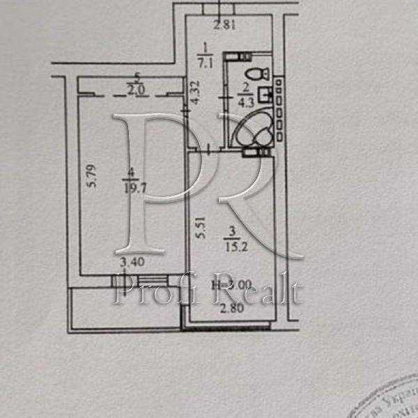 Продаж 1-кімнатної квартири 50 м², Академіка Єфремова вул., 8