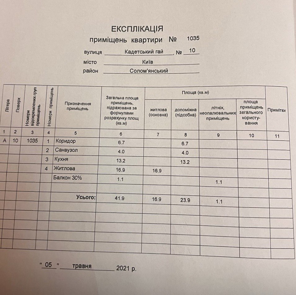 Продажа 1-комнатной квартиры 42 м², Кадетский Гай ул., 12
