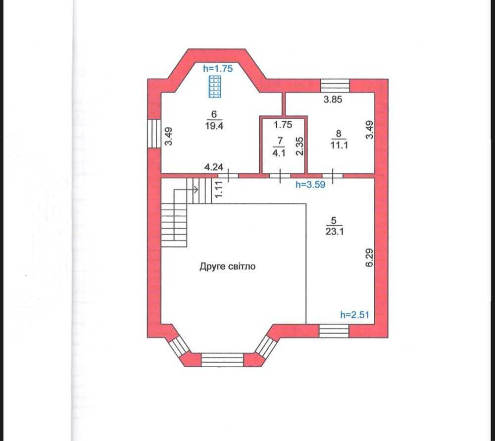 Продаж будинку 400 м², Перша лінія, 1