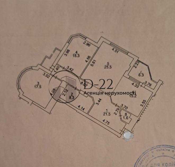 Продаж 3-кімнатної квартири 112 м², Миколи Бажана просп., 1М