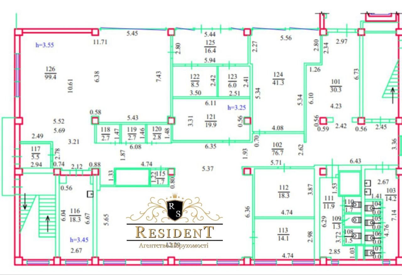 Продаж комерції 485 м², Ломаний (центр) пров., 2