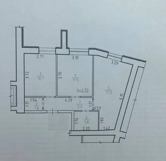 Продажа 2-комнатной квартиры 49.2 м², Интернационалистов ул.