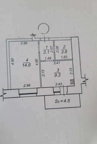 Продаж 1-кімнатної квартири 35.6 м², Івана Сірко вул.