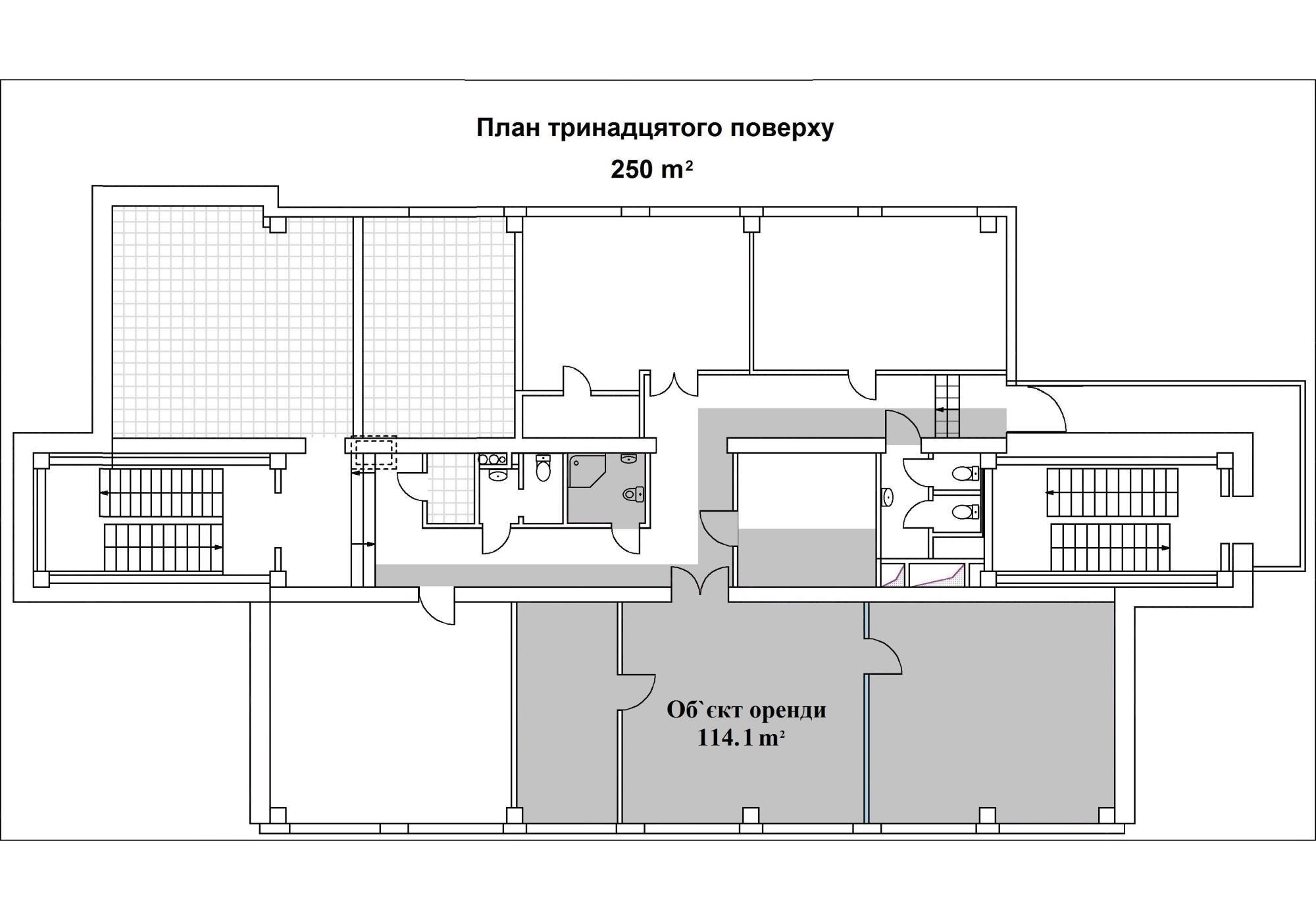 Оренда офісу 114 м², Степана Бандери просп., 20Б