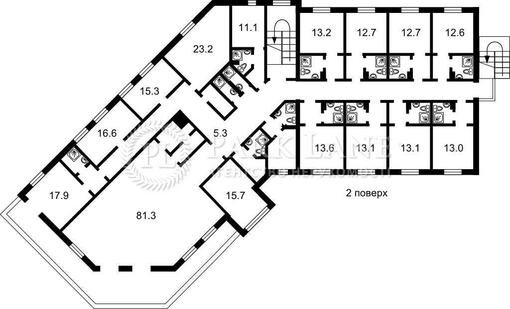 Продаж готельного комплекса 1000 м², Звенигородська