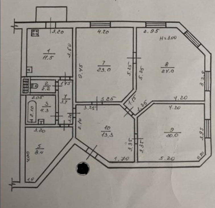 Продажа 3-комнатной квартиры 111 м², Еврейская ул.