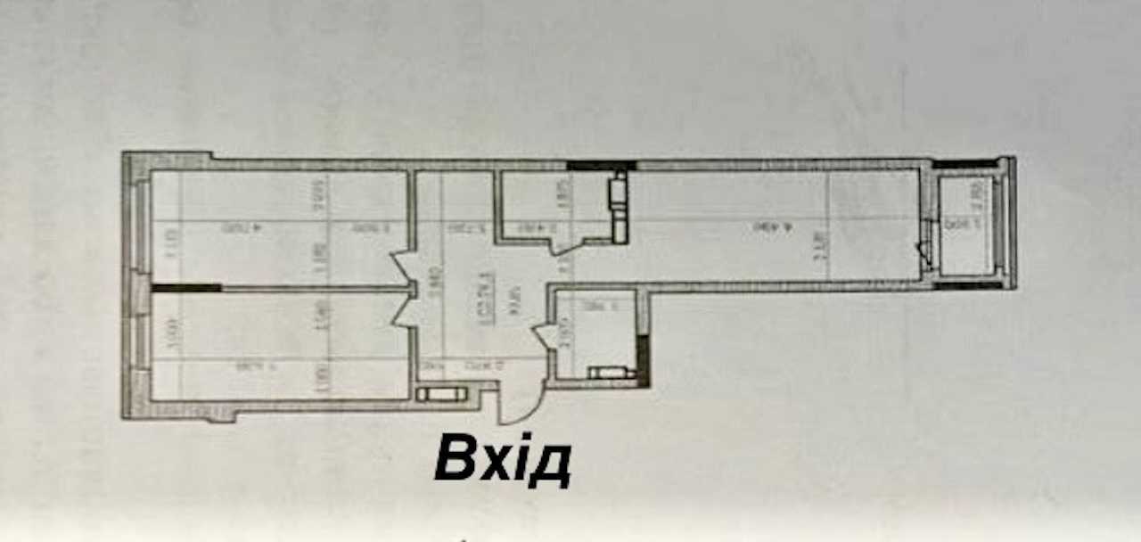 Продажа 2-комнатной квартиры 83 м², Евгения Сверстюка ул., 54