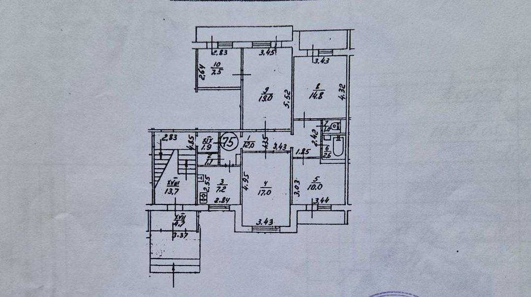 Продаж 5-кімнатної квартири 95 м², Бурмистенка вул., 12