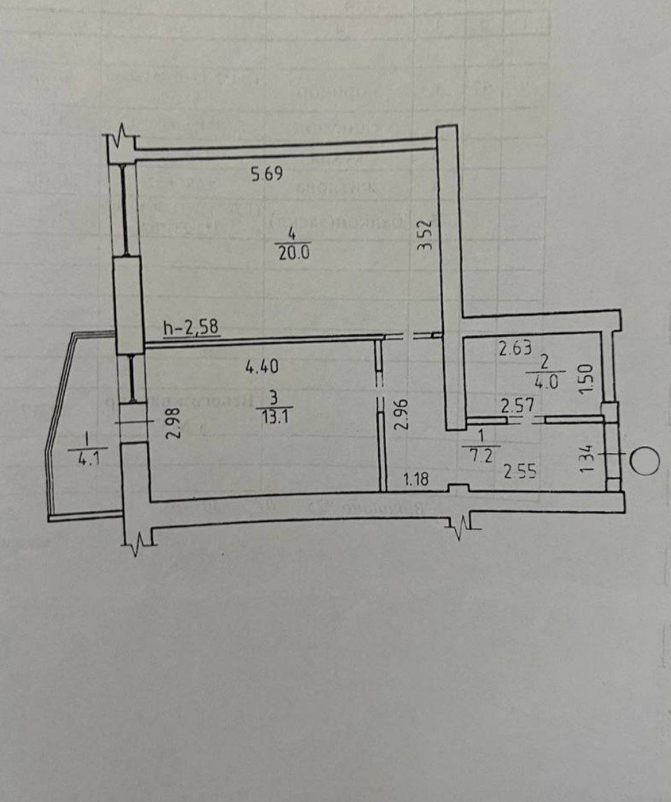 Продаж 1-кімнатної квартири 48 м², Новомістинська вул.