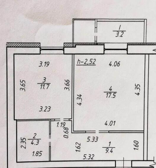 Продажа 1-комнатной квартиры 46 м², Михаила Лушпы просп.