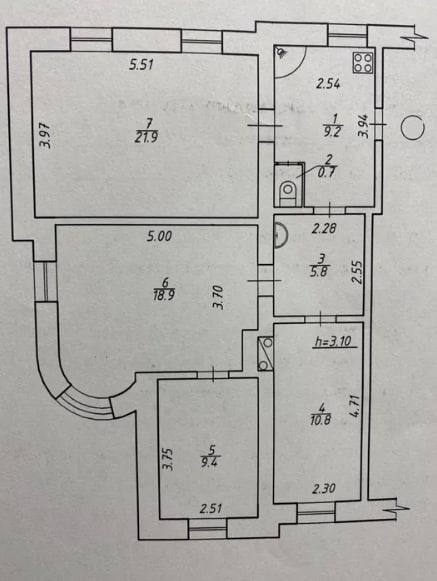 Продаж 3-кімнатної квартири 76 м², Троїцька вул.