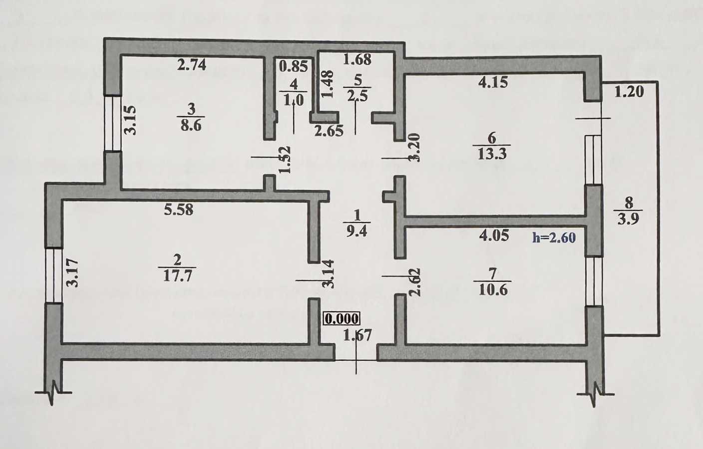 Продажа 3-комнатной квартиры 67 м², Вокзальная ул.