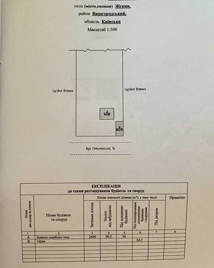 Продажа дома 28.4 м², Гетьманська, 14