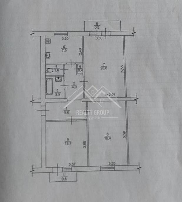 Продаж 3-кімнатної квартири 77 м², Ватутіна вул.