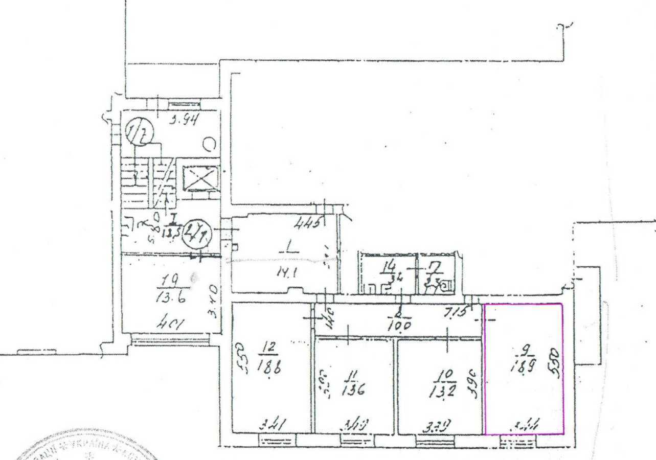 Аренда офиса 23 м², Голосеевская ул., 7