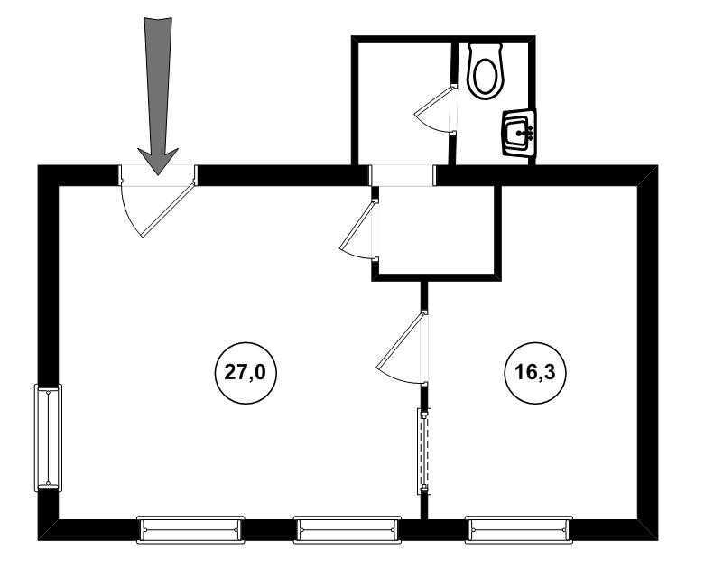Оренда офісу 51.3 м², Миколи Кібальчича вул., Лысенко, 4