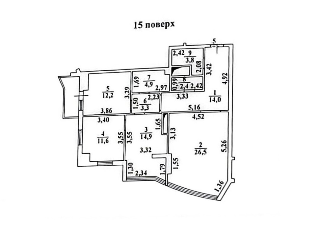 Продажа 3-комнатной квартиры 93 м², Люстдорфская дор., 55/3