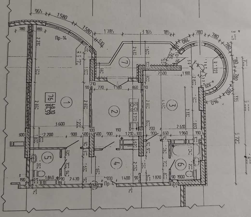 Аренда 2-комнатной квартиры 85 м², Харьковское шоссе, 19Б