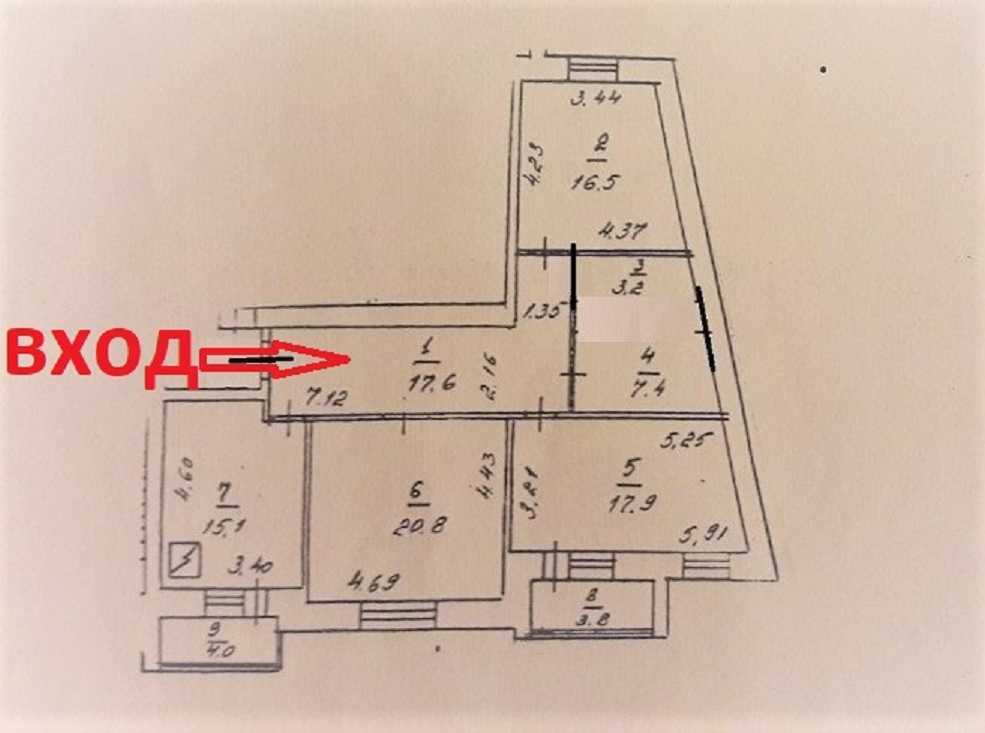 Оренда 3-кімнатної квартири 106 м², Автозаводська вул., 99/4