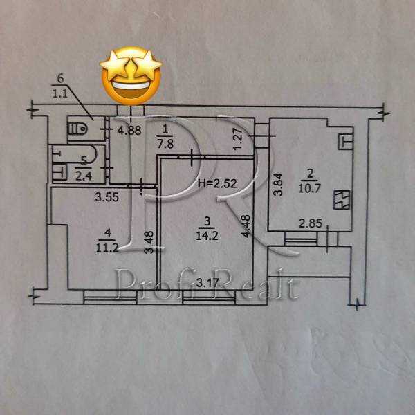 Продаж 2-кімнатної квартири 51 м², Миколи Голего вул., 7Б