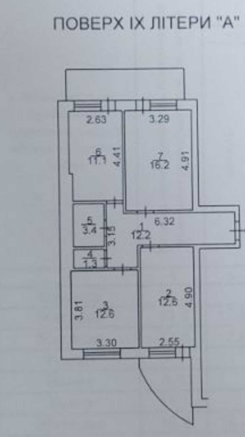 Продажа 3-комнатной квартиры 74 м², Старокиевская ул., 99