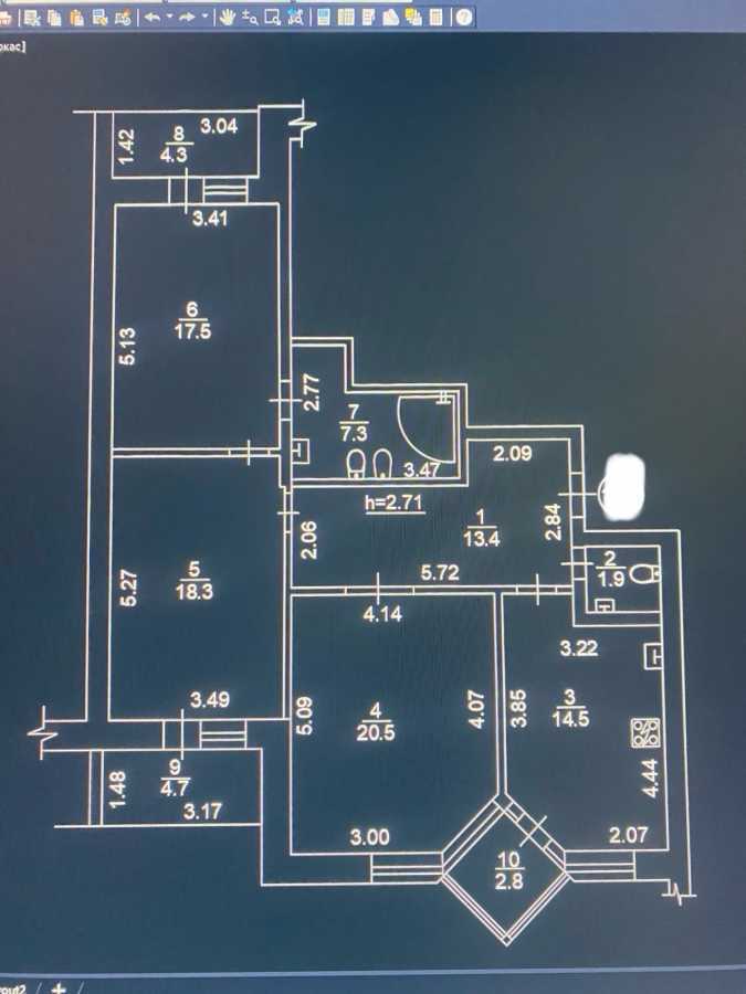 Продажа 3-комнатной квартиры 103 м², Гайдара, 27